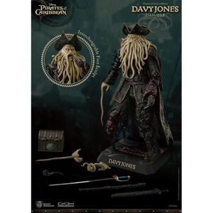 Beast Kingdom Toys Pirates of the Caribbean Dynamic 8ction Heroes 1/9 Scale Davy Jones - Severely damaged packaging 