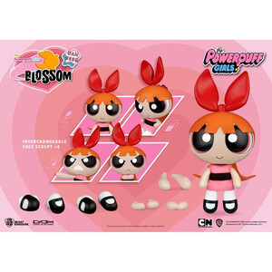 Beast Kingdom Toys Powerpuff Girls Dynamic 8ction Heroes 1/9 Scale Blossom 