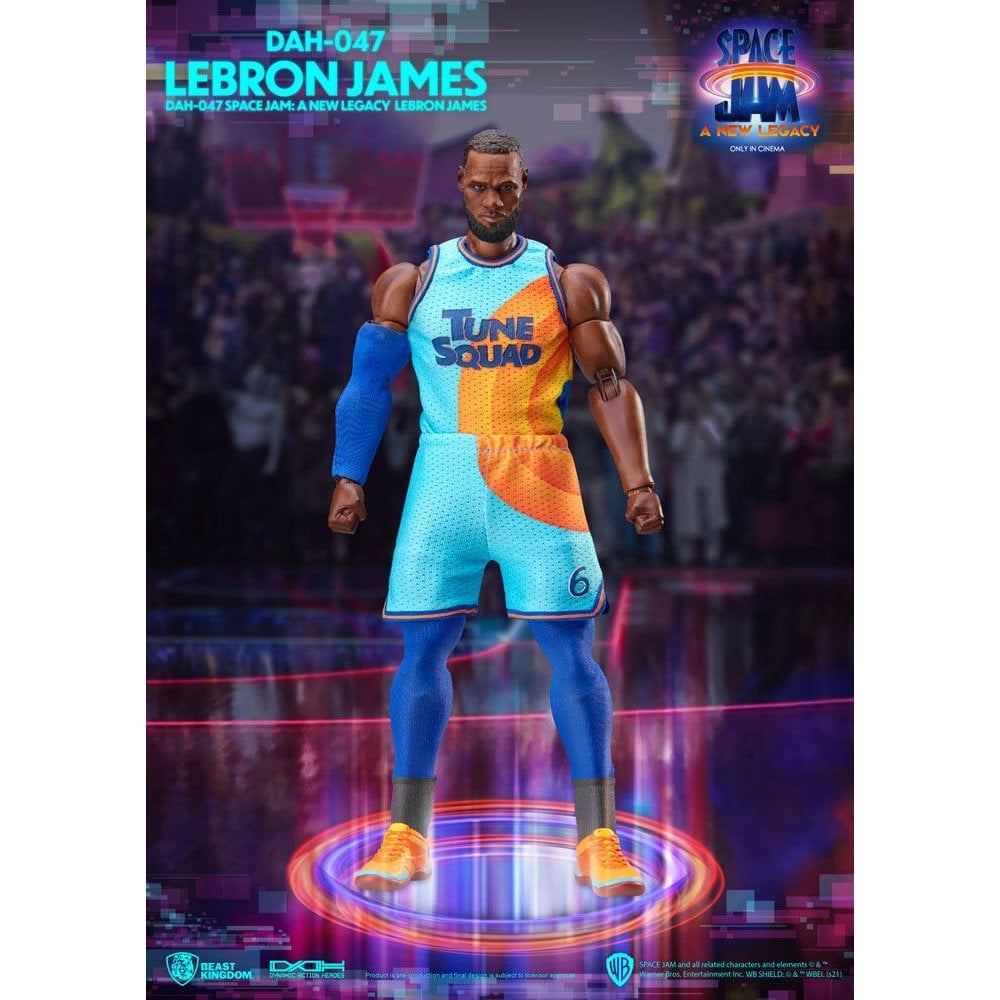 Beast Kingdom Toys Space Jam A New Legacy Dynamic 8ction Heroes 1/9 Scale LeBron James 