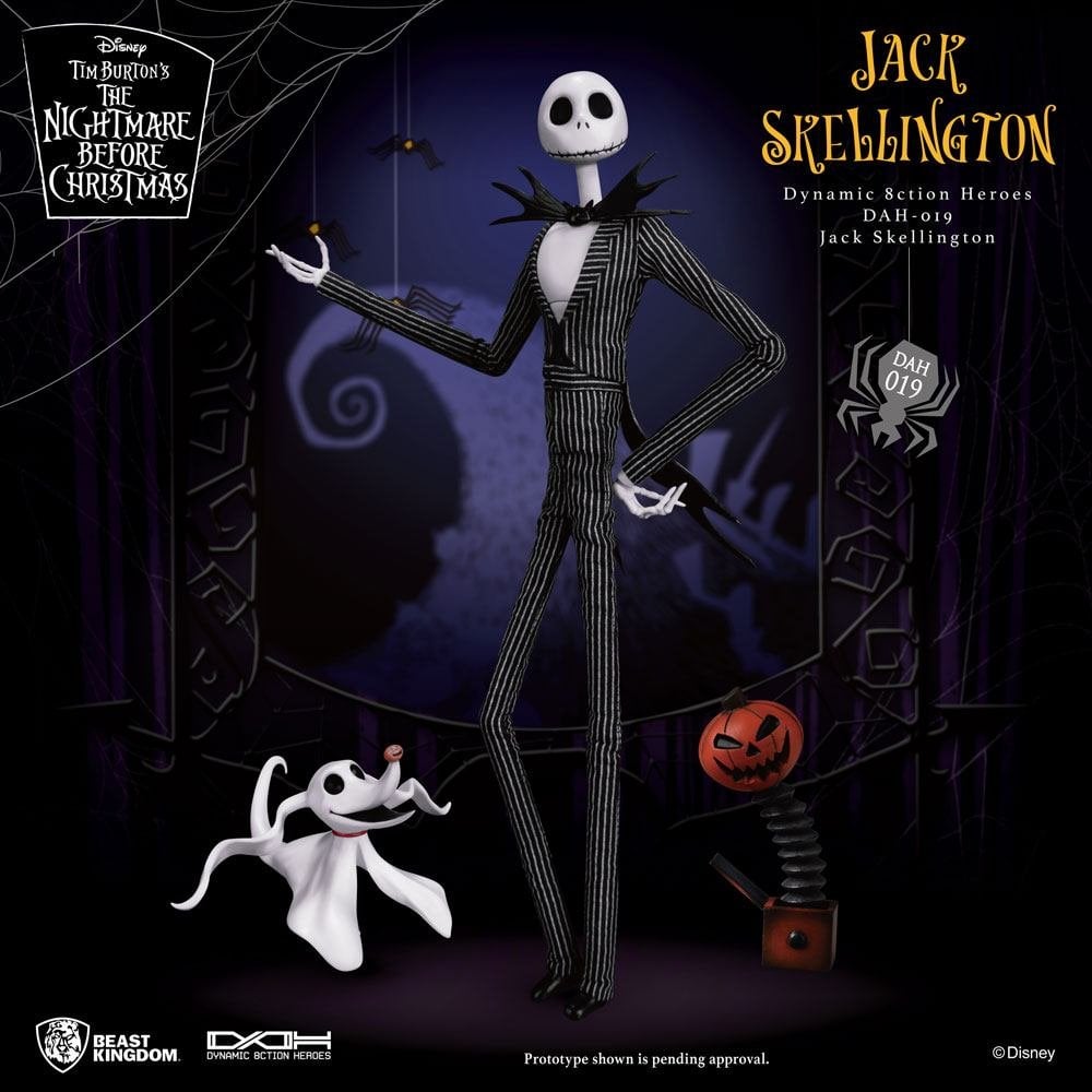 Beast Kingdom Toys Nightmare before Christmas Dynamic 8ction Heroes 1/9 Scale Jack Skellington 