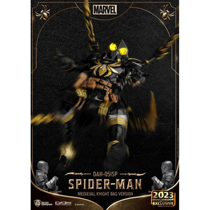 Beast Kingdom Toys Marvel Dynamic 8ction Heroes 1/9 Scale Medieval Knight Spider-Man B&G Version 
