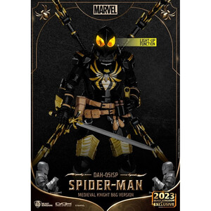 Beast Kingdom Toys Marvel Dynamic 8ction Heroes 1/9 Scale Medieval Knight Spider-Man B&G Version 