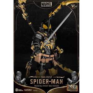 Beast Kingdom Toys Marvel Dynamic 8ction Heroes 1/9 Scale Medieval Knight Spider-Man B&G Version 