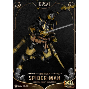 Beast Kingdom Toys Marvel Dynamic 8ction Heroes 1/9 Scale Medieval Knight Spider-Man B&G Version 