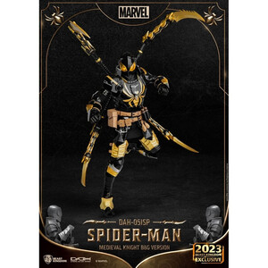Beast Kingdom Toys Marvel Dynamic 8ction Heroes 1/9 Scale Medieval Knight Spider-Man B&G Version 