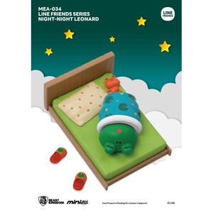 Beast Kingdom Toys Line Friends Mini Egg Attack Assortment Night-Night (6) 