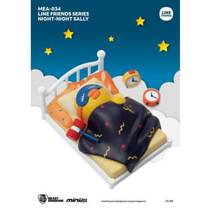 Beast Kingdom Toys Line Friends Mini Egg Attack Assortment Night-Night (6) 