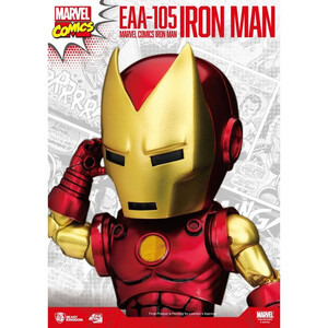 Beast Kingdom Toys Marvel Egg Attack Action Figure Iron Man Classic Version 