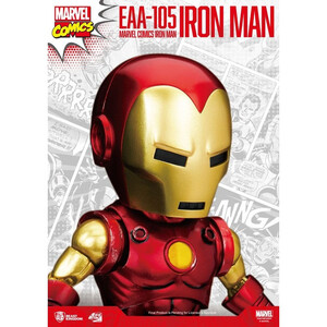 Beast Kingdom Toys Marvel Egg Attack Action Figure Iron Man Classic Version 