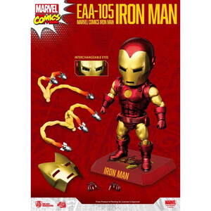 Beast Kingdom Toys Marvel Egg Attack Action Figure Iron Man Classic Version 