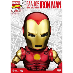 Beast Kingdom Toys Marvel Egg Attack Action Figure Iron Man Classic Version 