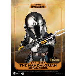 Beast Kingdom Toys Star Wars The Mandalorian Egg Attack The Mandalorian Beskar Armor 