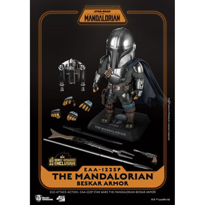 Beast Kingdom Toys Star Wars The Mandalorian Egg Attack The Mandalorian Beskar Armor 