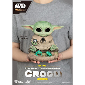 Beast Kingdom Toys Star Wars The Mandalorian Egg Attack Statue Grogu 
