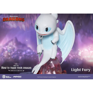 Beast Kingdom Toys How To Train Your Dragon Mini Egg Attacks 2-Pack Night Fury & Light Fury 
