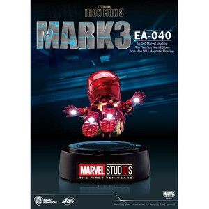 Beast Kingdom Toys Iron Man 3 Egg Attack Floating Model Iron Man Mark III The First Ten Years Edition 