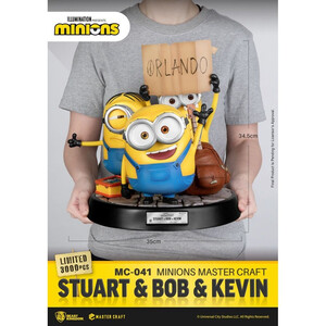 Beast Kingdom Toys Minions Master Craft Stuart & Bob & Kevin 