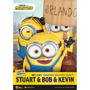 Beast Kingdom Toys Minions Master Craft Stuart & Bob & Kevin 