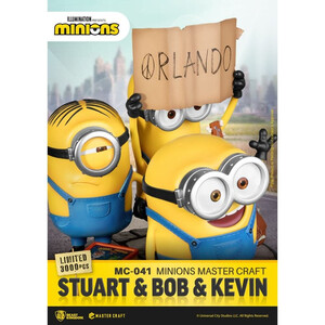 Beast Kingdom Toys Minions Master Craft Stuart & Bob & Kevin 