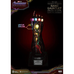 Beast Kingdom Toys Avengers Endgame Master Craft Nano Gauntlet 