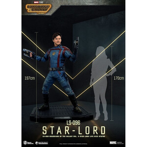 Beast Kingdom Toys Guardians of the Galaxy 3 Life-Size Statue Star-Lord 