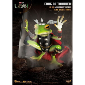 Beast Kingdom Toys Loki Life-Size Statue Frog of Thunder 26 cm 