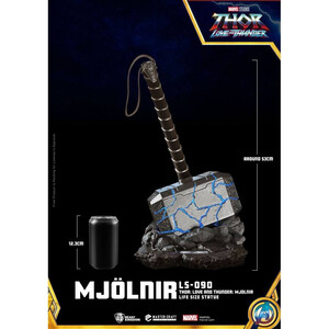 Beast Kingdom Toys Thor Love and Thunder Life-Size Statue Mjolnir 