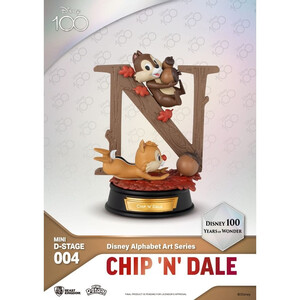 Beast Kingdom Toys Disney Mini D-Stage Diorama 6-pack 100 Years of Wonder-Disney Alphabet Art 