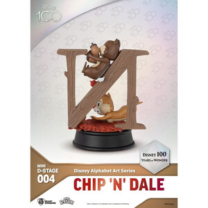 Beast Kingdom Toys Disney Mini D-Stage Diorama 6-pack 100 Years of Wonder-Disney Alphabet Art 