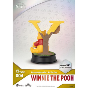 Beast Kingdom Toys Disney Mini D-Stage Diorama 6-pack 100 Years of Wonder-Disney Alphabet Art 