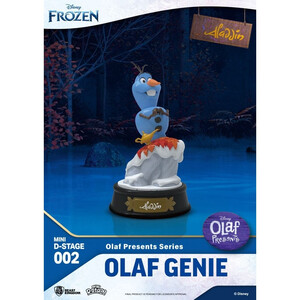 Beast Kingdom Toys Frozen Mini D-Stage Diorama Olaf Presents Olaf Genie 