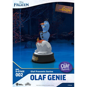 Beast Kingdom Toys Frozen Mini D-Stage Diorama Olaf Presents Olaf Genie 