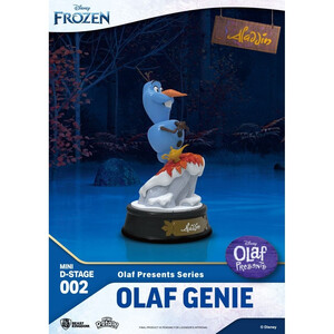Beast Kingdom Toys Frozen Mini D-Stage Diorama Olaf Presents Olaf Genie 