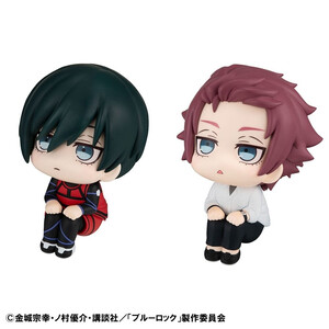 Megahouse Blue Lock Look Up Figure Double Pack Rin Itoshi & Sae Itoshi With Gift 