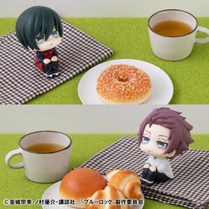 Megahouse Blue Lock Look Up Figure Double Pack Rin Itoshi & Sae Itoshi With Gift 