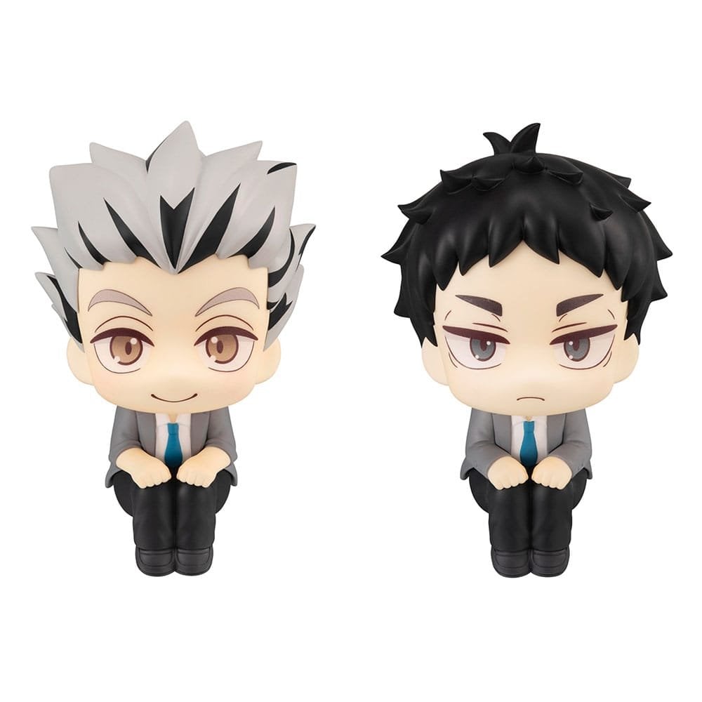 Megahouse Haikyu!! Look Up Figure Double Pack Kotaro Bokuto & Keiji Akaashi With Gift 