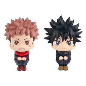 Megahouse Jujutsu Kaisen Look Up Figure Double Pack Yuji Itadori Laugh Ver. & Megumi Fushiguro Smile Ver. With Gift 