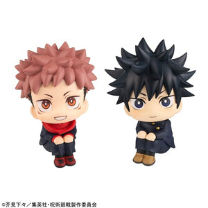 Megahouse Jujutsu Kaisen Look Up Figure Double Pack Yuji Itadori Laugh Ver. & Megumi Fushiguro Smile Ver. With Gift 