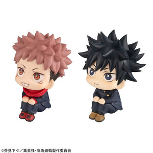 Megahouse Jujutsu Kaisen Look Up Figure Double Pack Yuji Itadori Laugh Ver. & Megumi Fushiguro Smile Ver. With Gift 