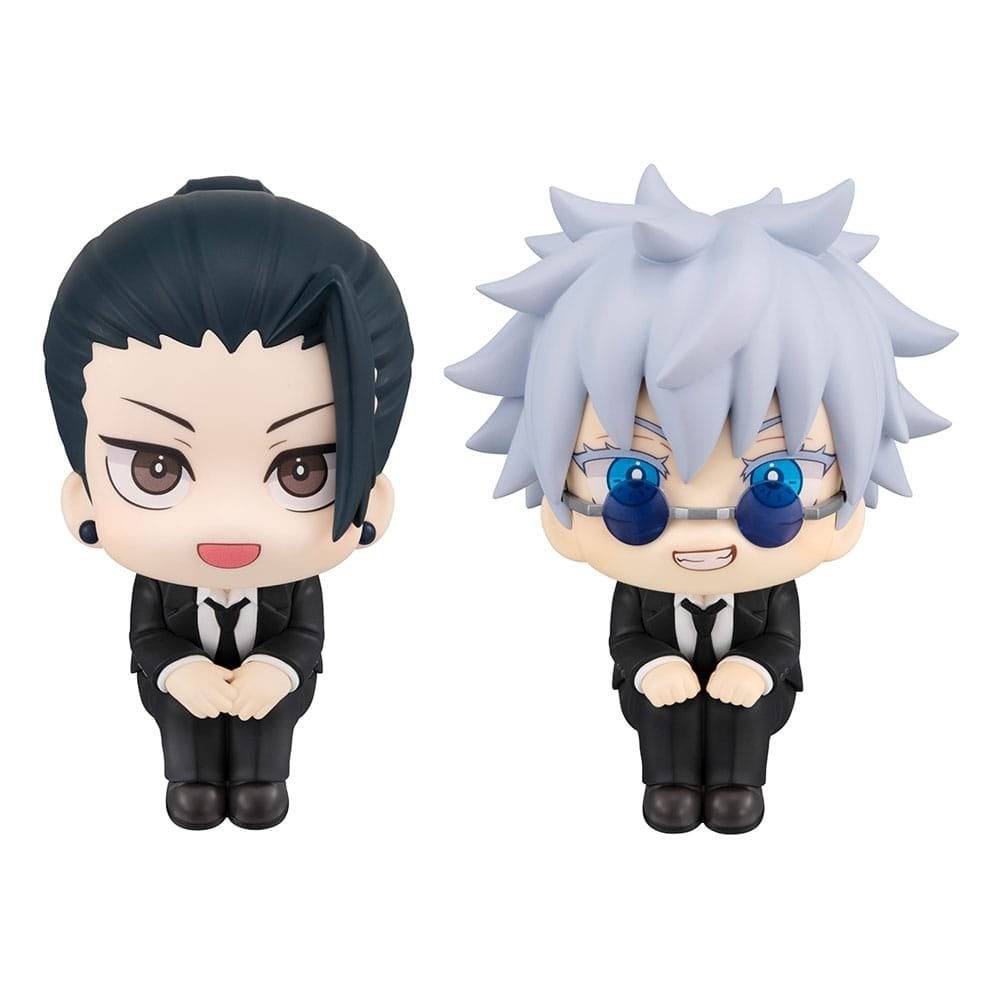 Megahouse Jujutsu Kaisen Look Up Figure Double Pack Satoru Gojo Suit Ver. & Suguru Geto Suit Ver. With Gift 