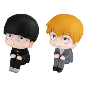 Megahouse Mob Psycho 100 III Look Up Figure Double Pack Shigeo Kageyama & Arataka Reigen With Gift 
