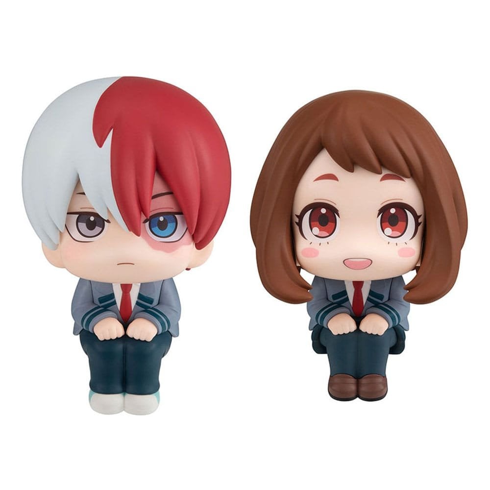Megahouse My Hero Academia Look Up Figure Double Pack Ochaco Uraraka & Shoto Todoroki With Gift 