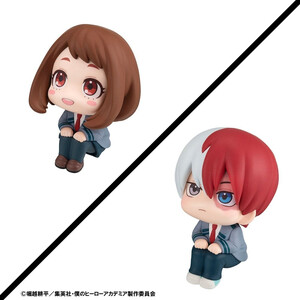 Megahouse My Hero Academia Look Up Figure Double Pack Ochaco Uraraka & Shoto Todoroki With Gift 