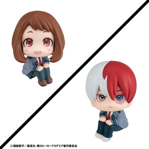 Megahouse My Hero Academia Look Up Figure Double Pack Ochaco Uraraka & Shoto Todoroki With Gift 