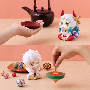 Megahouse One Piece Look Up Figure Double Pack Monkey D. Luffy  Gear Fifth & Yamato With Gift 