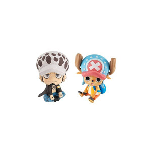 Megahouse One Piece Look Up Figure Double Pack Trafalgar Law & Tony Tony Chopper 