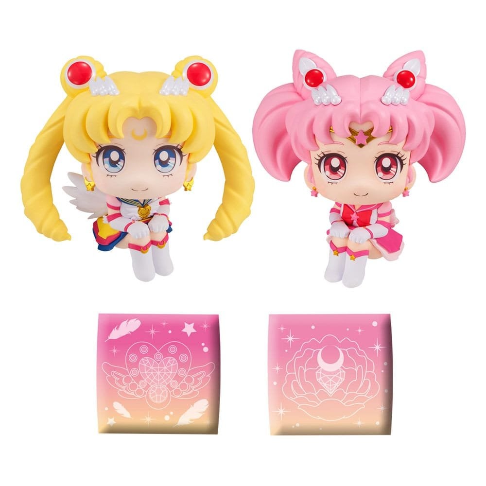 Megahouse Sailor Moon Cosmos The Movie Look Up Figure Double Pack Eternal Sailor Moon & Eternal Sailor Chibi Moon 