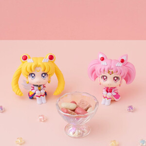 Megahouse Sailor Moon Cosmos The Movie Look Up Figure Double Pack Eternal Sailor Moon & Eternal Sailor Chibi Moon 