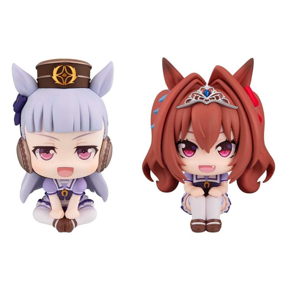 Megahouse Uma Musume Pretty Derby Look Up Figure Double Pack Gold Ship & Daiwa Scarlet With Gift 