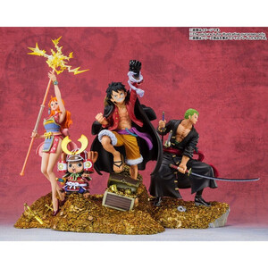 Bandai One Piece FiguartsZERO Monkey D. Luffy by Eiichiro Oda WT100 Daikaizoku Hyakkei 